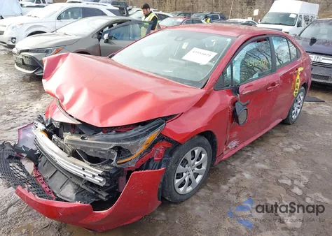 2020 Toyota Corolla Le из США, поврежденный, VIN 5YFEPRAE6LP032087